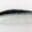 Macro shot of a black eyebrow with fine white hairs underneath.